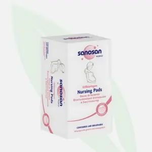 SANOSAN وسادات الرضاعة الماصّة المريحة للأم المرضعة 30 قطعة