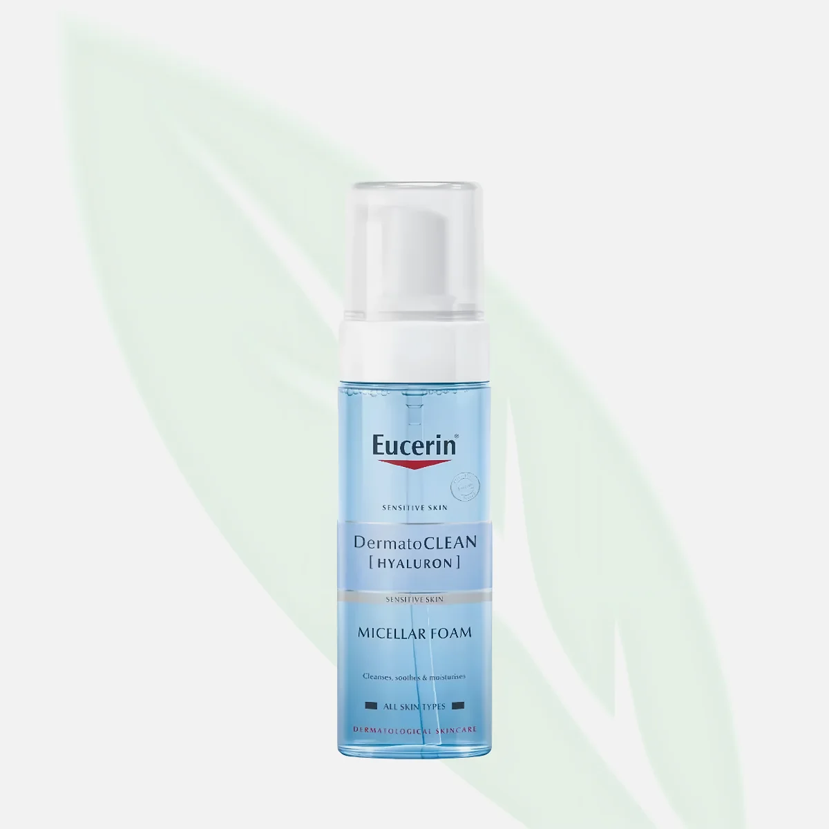 EUCERIN رغوة ميسيلار هيالورون المنظّفة اللطيفة للوجه 50 مل