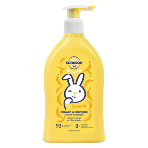 SANOSAN SHOWER AND SHAMPOO BANANA 400ML