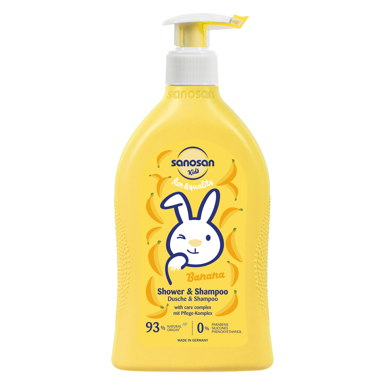 SANOSAN SHOWER AND SHAMPOO BANANA 400ML
