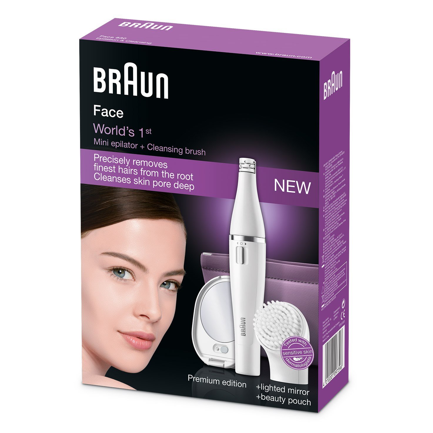 BRAUN FACESPA EPILATOR & CLEANSING 830
