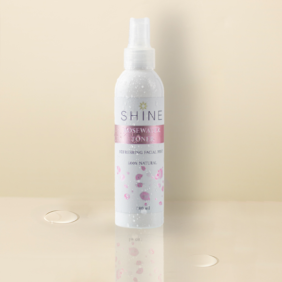 SHINE ROSEWATER TONER 180ML
