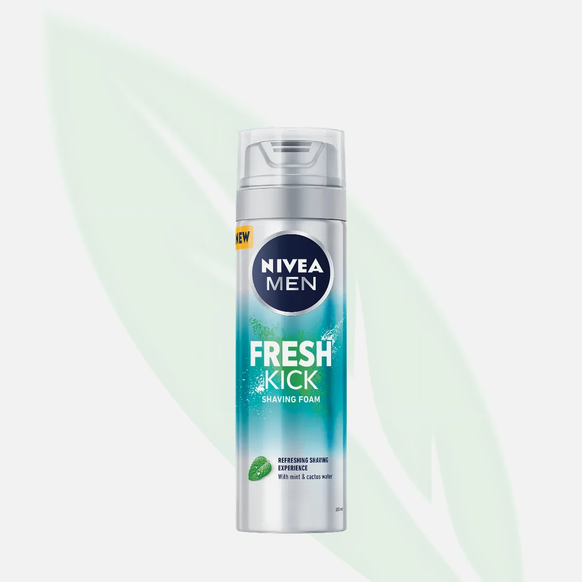 NIVEA Men رغوة حلاقة فريش كيك منعشة بالنعناع وماء الصبّار 200 مل NIVEA Men رغوة حلاقة فريش كيك منعشة بالنعناع وماء الصبّار 200 مل