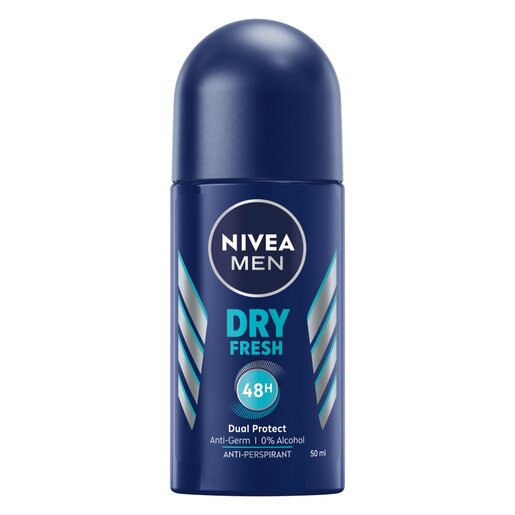 NIVEA رول أون دراي فريش المضاد للتعرّق بحماية 48 ساعة 50 مل
