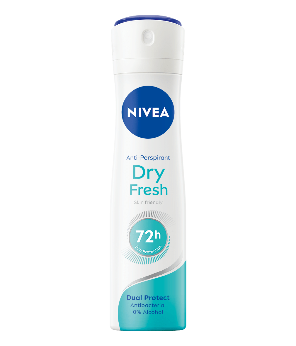 NIVEA دراي فريش مضاد التعرّق بتركيبة الحماية المزدوجة 72 ساعة