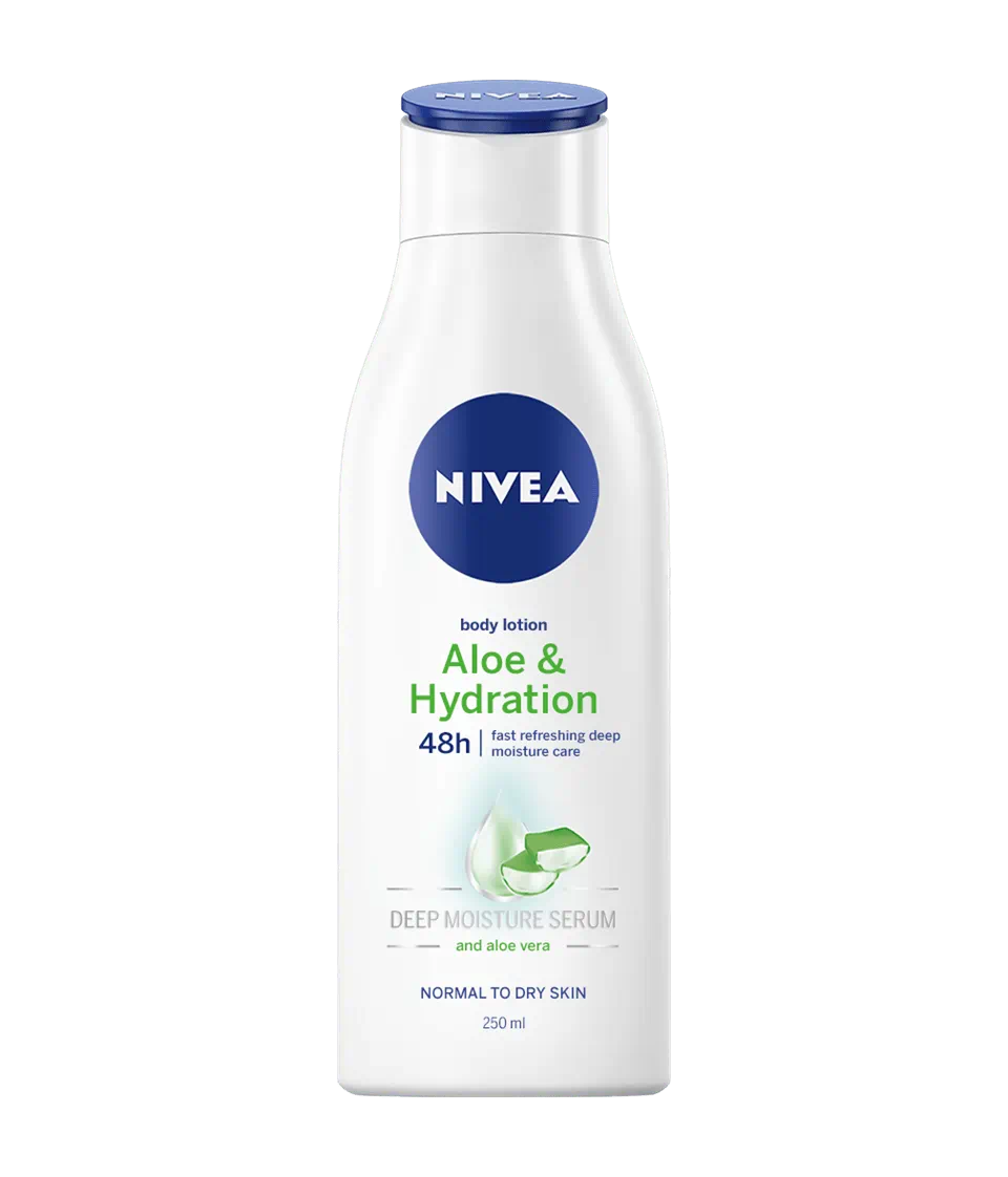 NIVEA لوشن الجسم بالألوفيرا للترطيب العميق 48 ساعة 250 مل