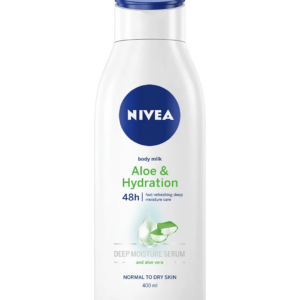 NIVEA لوشن الجسم بالألوة فيرا وحمض الهيالورونيك للبشرة الجافة 400 مل