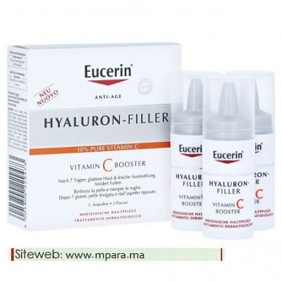 EUCERIN سيروم هيالورون فيلر بوستر فيتامين C المركّز 8 مل EUCERIN سيروم هيالورون فيلر بوستر فيتامين C المركّز 8 مل
