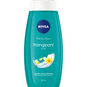 NIVEA جل استحمام بعطر زهرة الفرانجيباني وحبيبات الزيت 500 مل