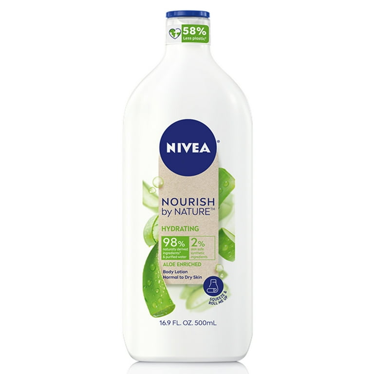 NIVEA Naturally Good لوشن الجسم بزيت الأرغان للبشرة الجافة 350 مل