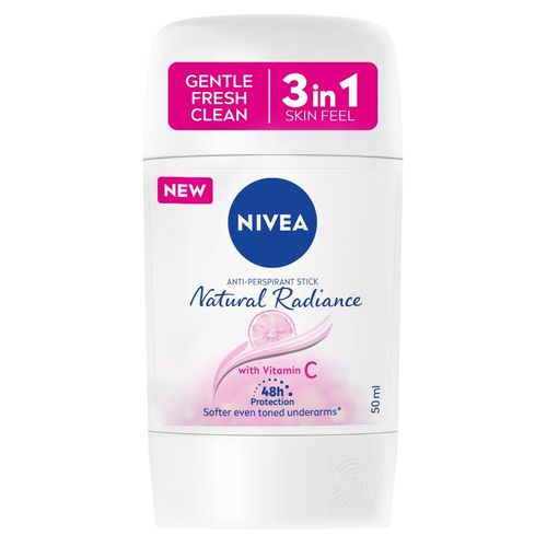 NIVEA Natural Radiance Anti-Perspirant Stick 50ml
