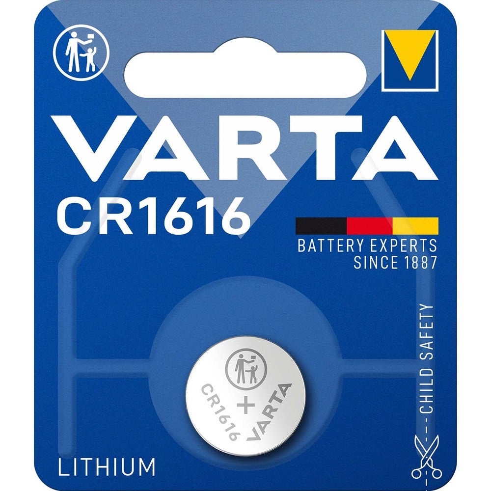 VARTA بطارية ليثيوم CR 1616 بقوة 3 فولت للأجهزة الصغيرة VARTA بطارية ليثيوم CR 1616 بقوة 3 فولت للأجهزة الصغيرة