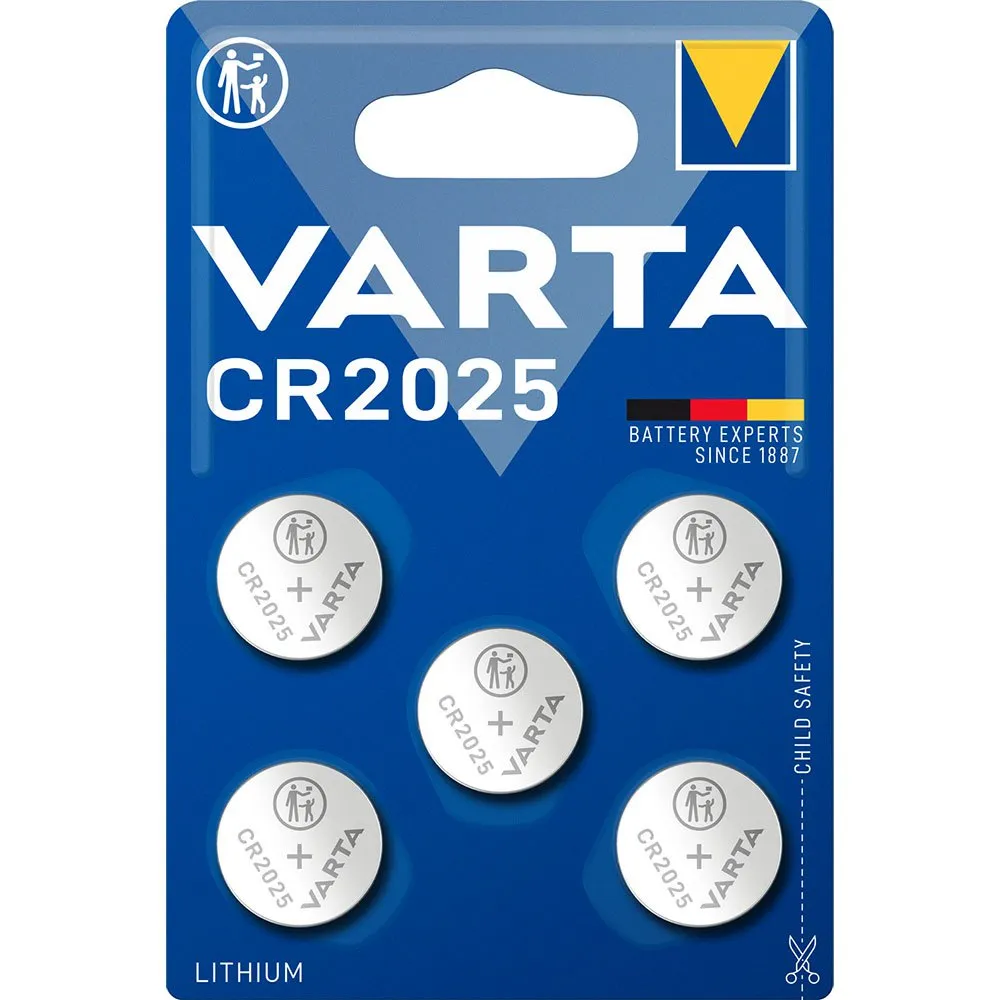 VARTA بطارية ليثيوم قرصية CR2025 بجهد 3 فولت سعة 170 مللي أمبير VARTA بطارية ليثيوم قرصية CR2025 بجهد 3 فولت سعة 170 مللي أمبير