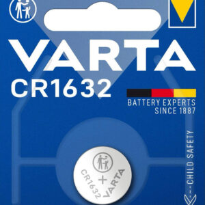 VARTA بطارية ليثيوم قرصية CR1632 بجهد 3 فولت سعة 140 مللي أمبير VARTA بطارية ليثيوم قرصية CR1632 بجهد 3 فولت سعة 140 مللي أمبير