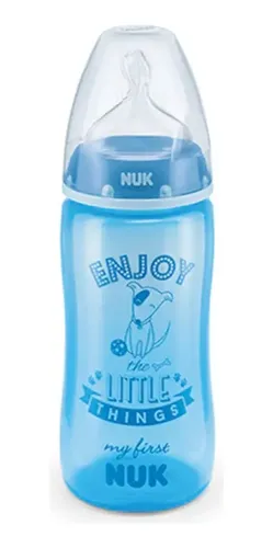 NUK طقم قنينات رضاعة First Choice بلاستيك خالٍ من BPA 300 مل
