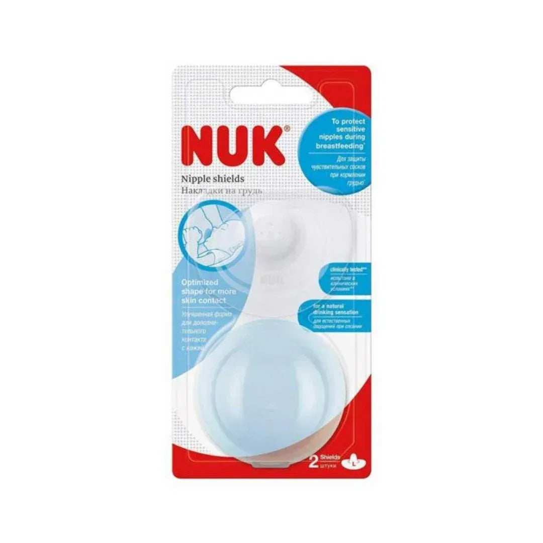 NUK واقيات الحلمة من السيليكون للأم المرضعة مع علبة حفظ عبوة 2