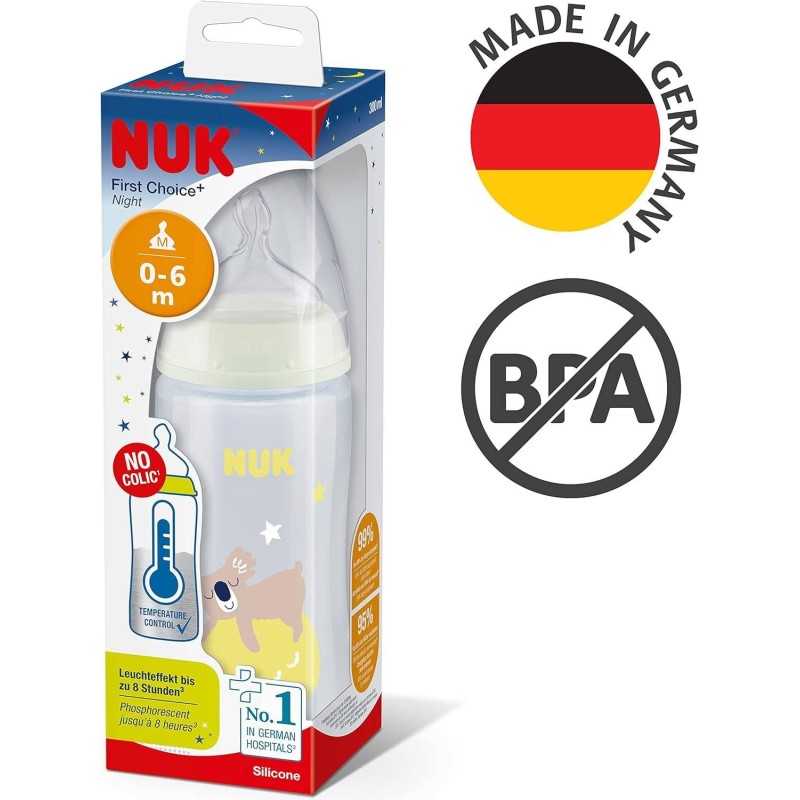 NUK First Choice لهّاية سيليكون كاملة بتصميم قطعة واحدة 0-6 أشهر