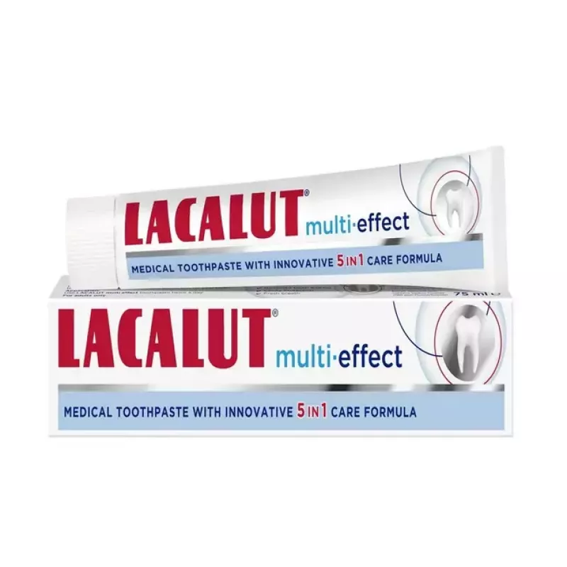 LACALUT معجون أسنان Multi-Effect 5 في 1 للعناية الشاملة 75 مل