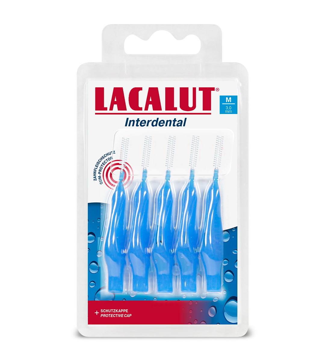 LACALUT فرشاة ما بين الأسنان قياس متوسط M بسماكة 3.0 ملم