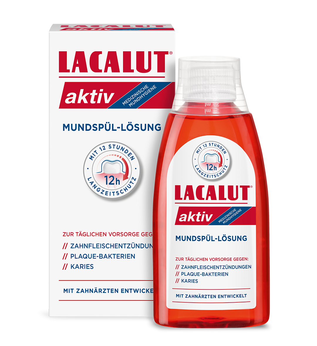 LACALUT اكتيف غسول فم علاجي للثة النازفة والتهابها 300 مل