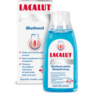 LACALUT وايت غسول فم طبي للأسنان مضاد للجير وخالٍ من الكحول 300 مل LACALUT وايت غسول فم طبي للأسنان مضاد للجير وخالٍ من الكحول 300 مل