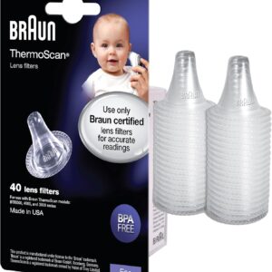 BRAUN أغطية صحية لميزان حرارة الأذن ThermoScan عبوة 40 غطاء BRAUN أغطية صحية لميزان حرارة الأذن ThermoScan عبوة 40 غطاء