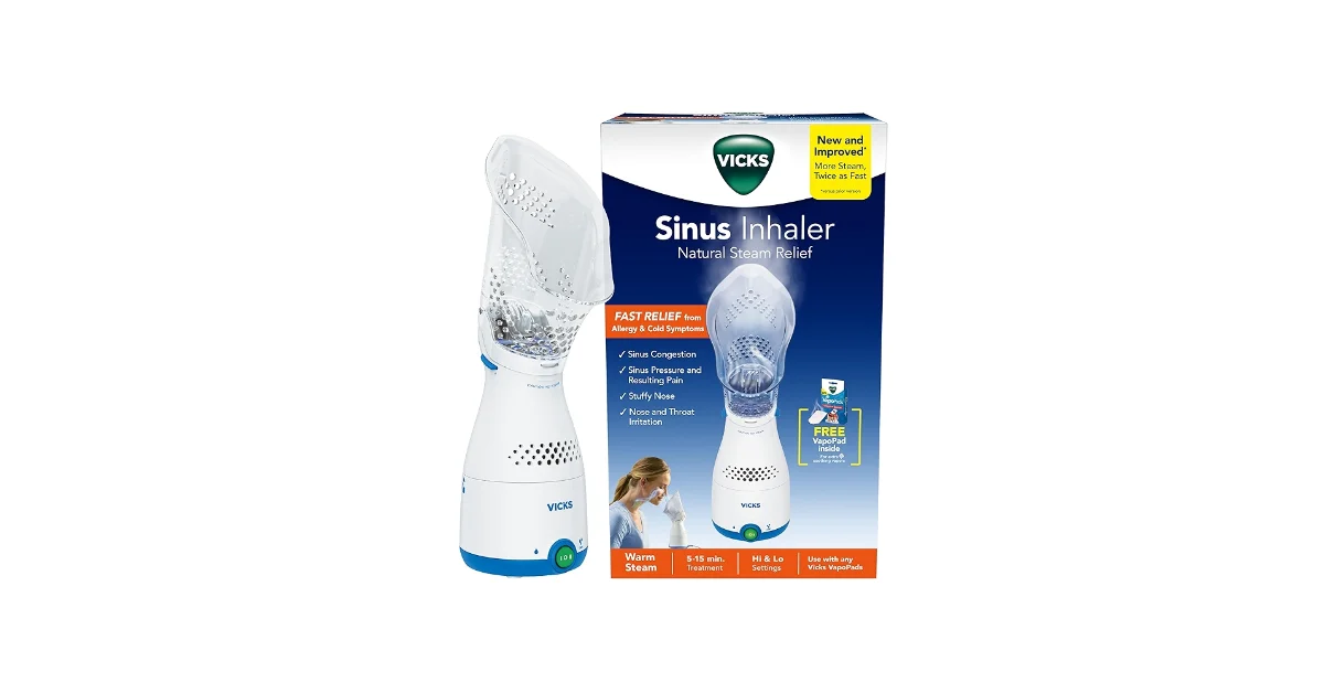 VICKS بخّاخ استنشاق للأنف بالمنثول والكافور لتخفيف الاحتقان 5 غرام