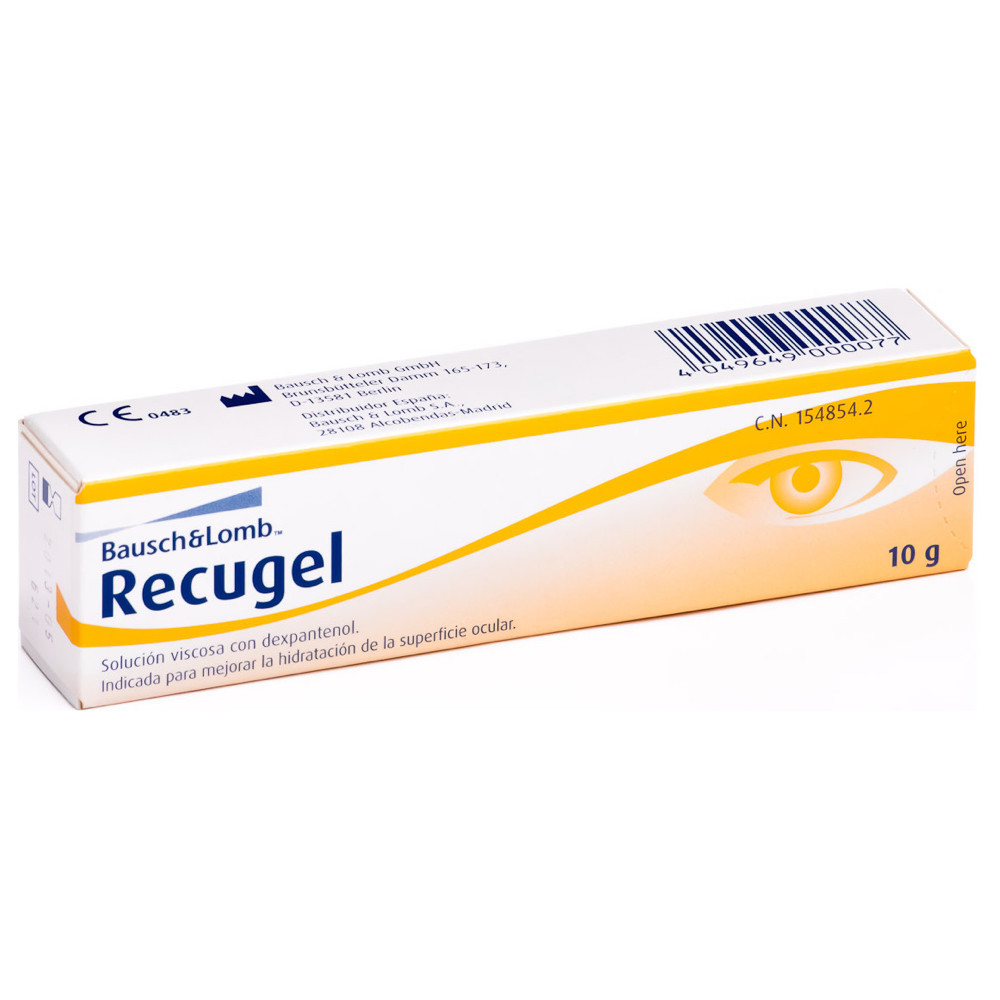 RECUGEL جل مرطّب للعين بالديكسبانثينول لجفاف وإجهاد العين 10 غرام