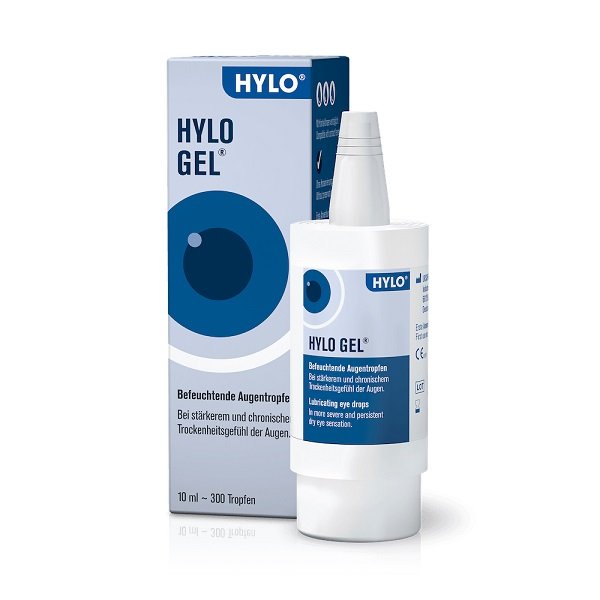 HYLO-GEL قطرات ترطيب العين عالية اللزوجة لجفاف العين الشديد 10 مل