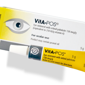 VITA-POS مرهم العين الليلي بفيتامين A لترطيب العيون الجافة 5 غ