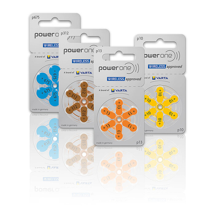 Power One بطاريات سماعات الاذن زنك-هواء خالية من الزئبق Power One بطاريات سماعات الاذن زنك-هواء خالية من الزئبق