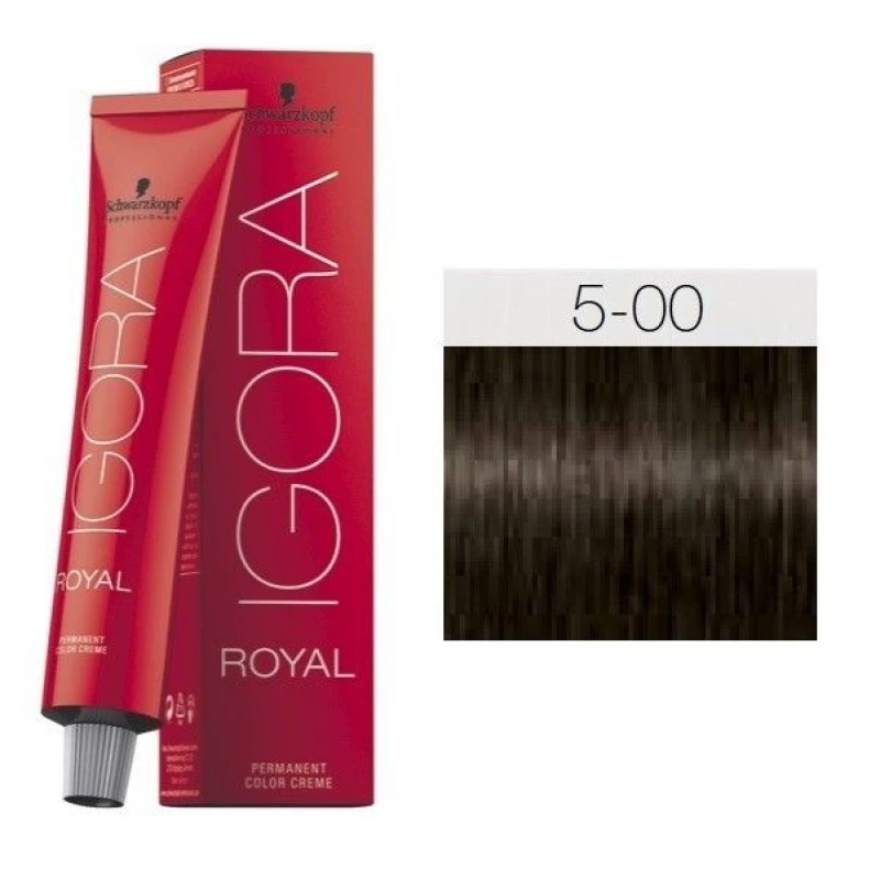 SCHWARZKOPF IGORA Royal صبغة دائمة بني فاتح طبيعي 5-00 60 مل