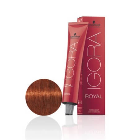 IGORA ROYAL صبغة شعر دائمة أشقر غامق نحاسي إكسترا 6-77 سعة 60 مل