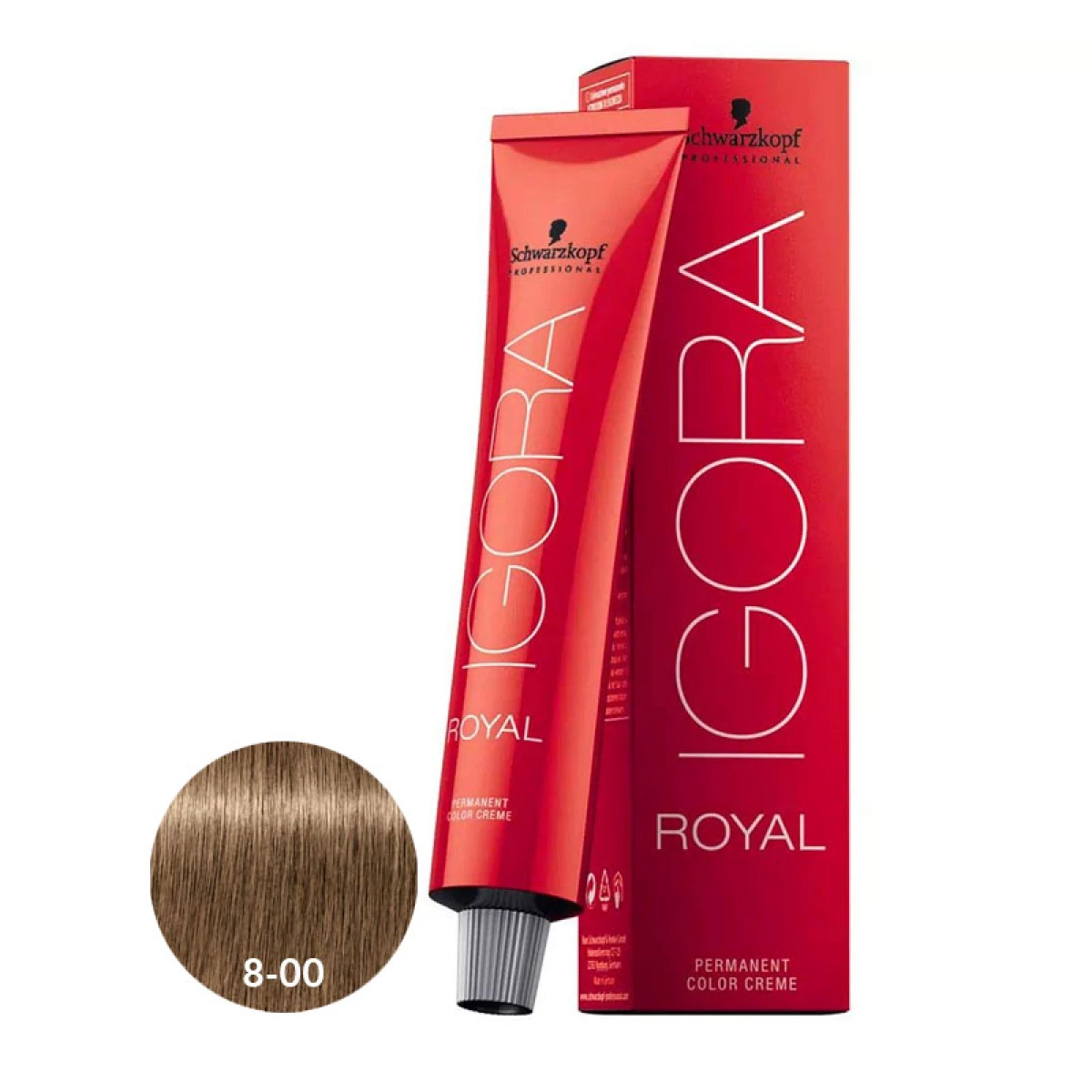 IGORA Royal صبغة شعر دائمة كريمية أشقر فاتح فورتيه 8-00 بحجم 60 غرام