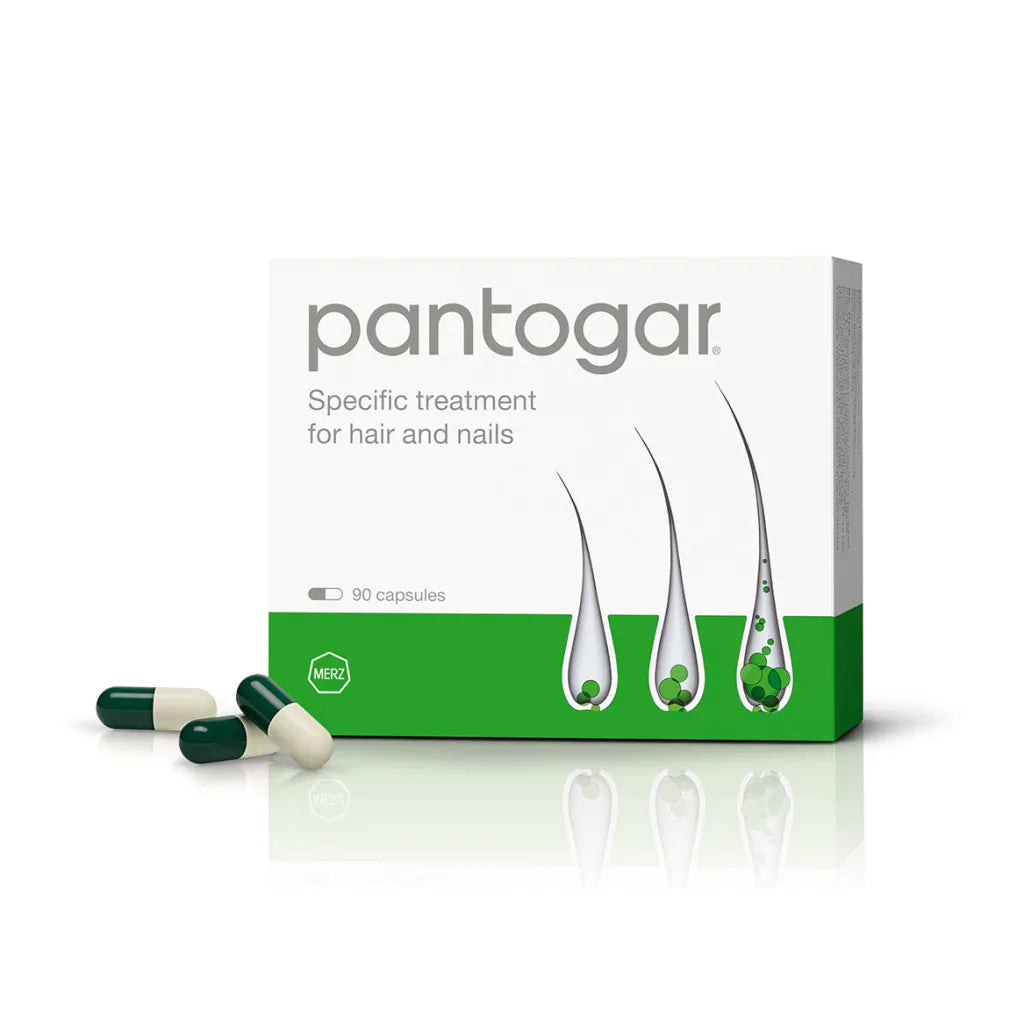 PANTOGAR كبسولات لتساقط الشعر والأظافر بالسيستين والكيراتين 90 كبسولة