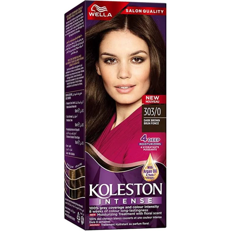 WELLA Koleston Intense صبغة دائمة 303/0 بنّي غامق 50 مل