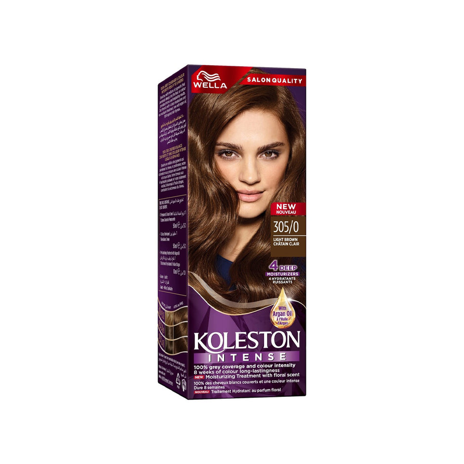 WELLA Koleston Perfect صبغة شعر دائمة بمنقّي المعادن بني فاتح 305/0