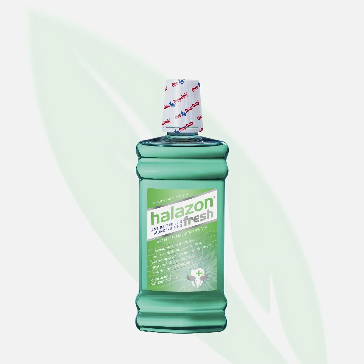 HALAZON FRESH غسول فم خالٍ من الكحول بالنعناع 500 مل