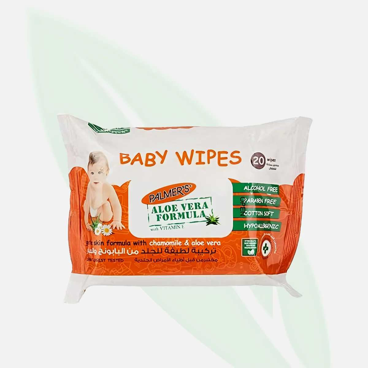PALMER’S Aloe Vera & Vitamin E Baby Wipes – 20 Wipes PALMER’S Aloe Vera & Vitamin E Baby Wipes – 20 Wipes
