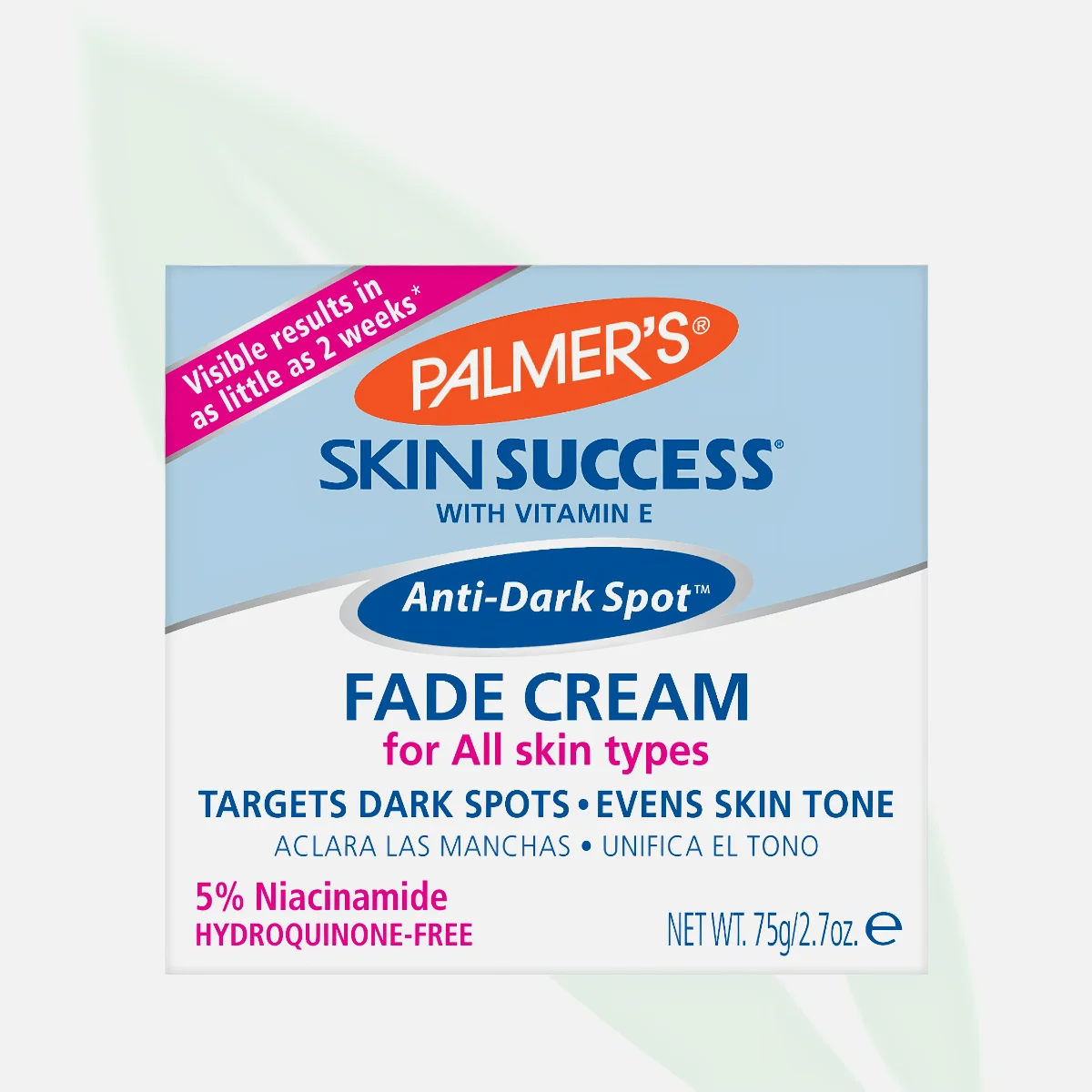 Palmer’s Skin Success Anti-Dark Spot Fade Cream For All Skin Types 75g Palmer’s Skin Success Anti-Dark Spot Fade Cream For All Skin Types 75g