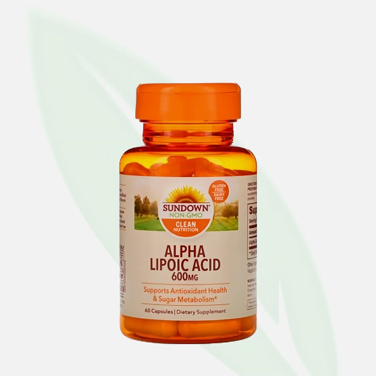 SUNDOWN Alpha Lipoic Acid 600mg Antioxidant Supplement 60 Capsules SUNDOWN Alpha Lipoic Acid 600mg Antioxidant Supplement 60 Capsules
