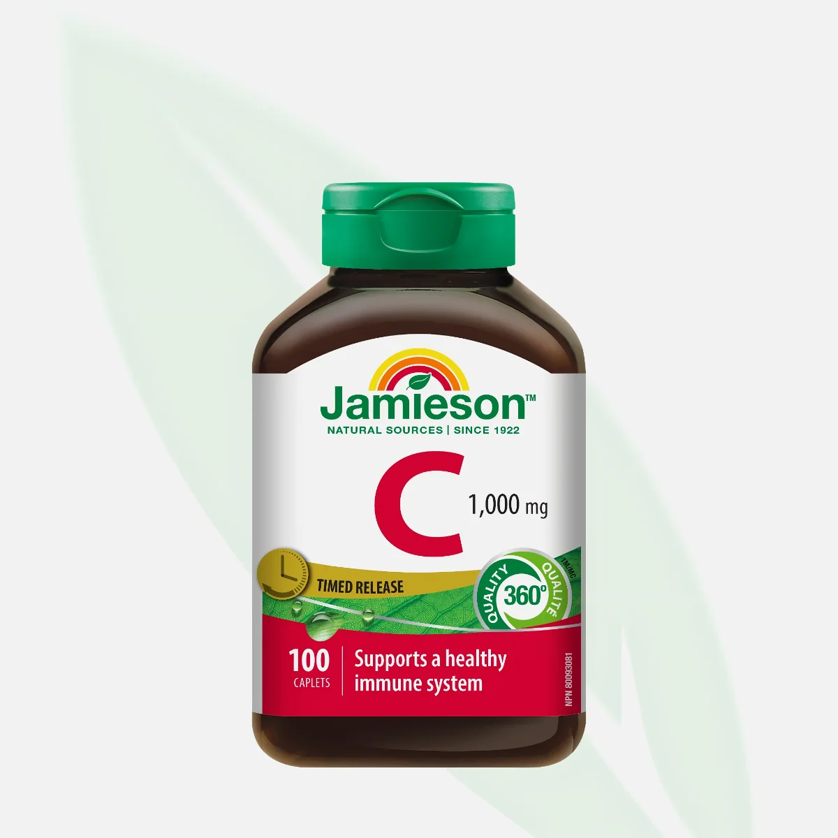 JAMIESON فيتامين C 1000 مغ إطلاق متأخر 100 كبسولة