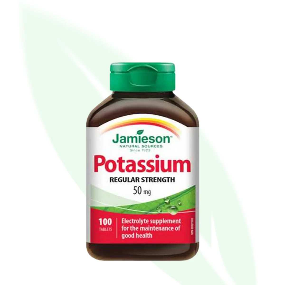 JAMIESON Potassium 50mg 100 Tablets
