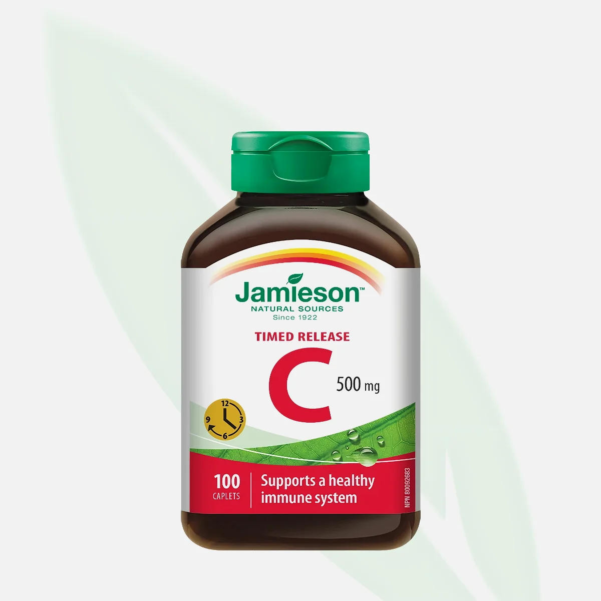 JAMIESON Vitamin C Chewable Tangy Orange 500mg 100 Tablets