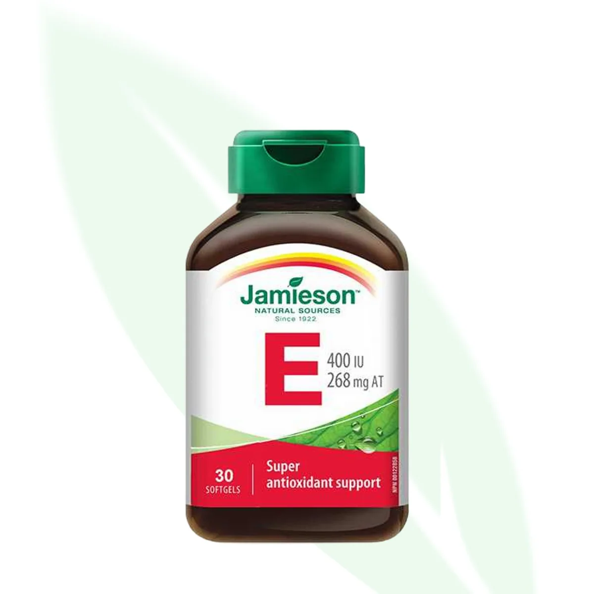JAMIESON Vitamin E 400 IU Natural Antioxidant 30 Softgels