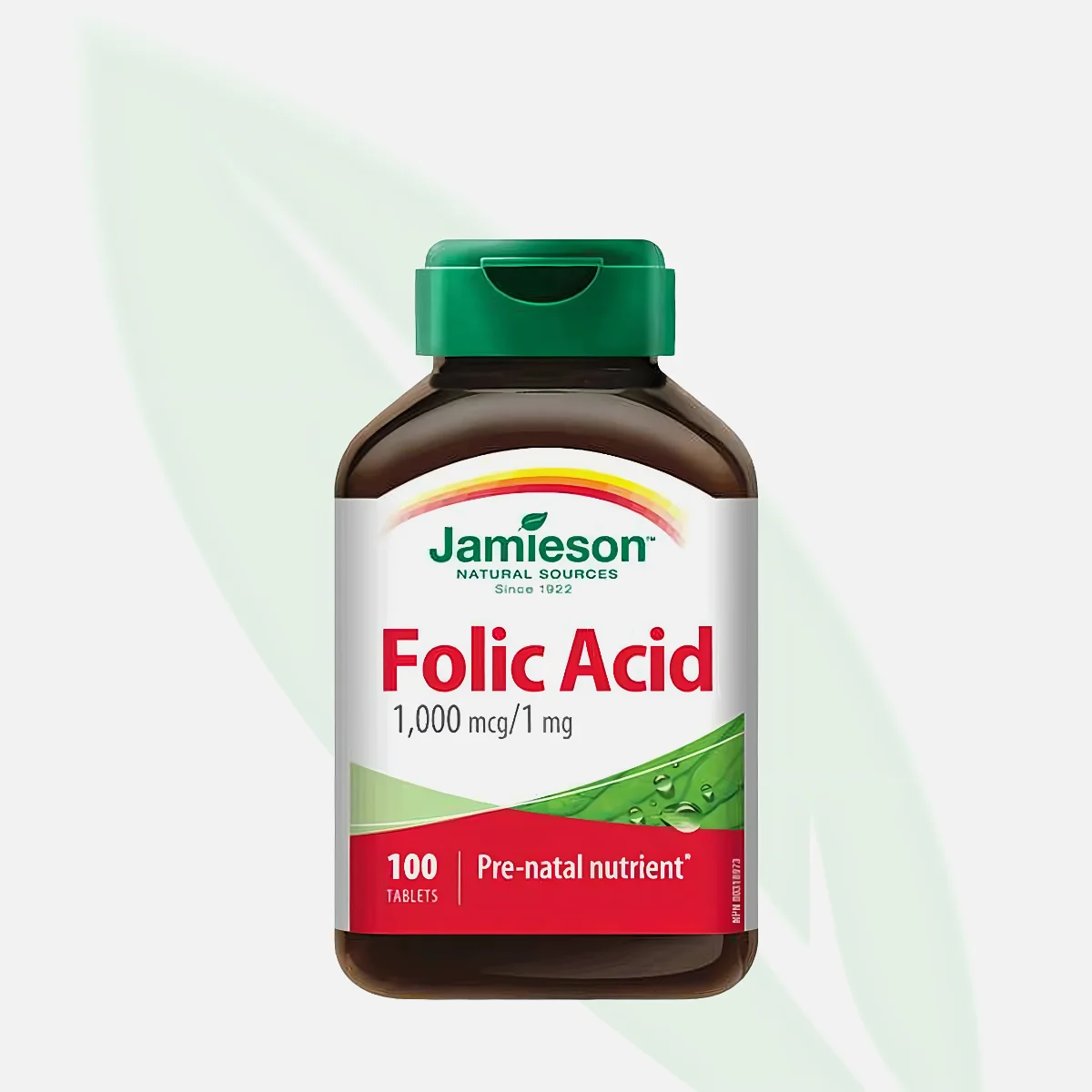 JAMIESON Folic Acid 1mg 100 Tablets