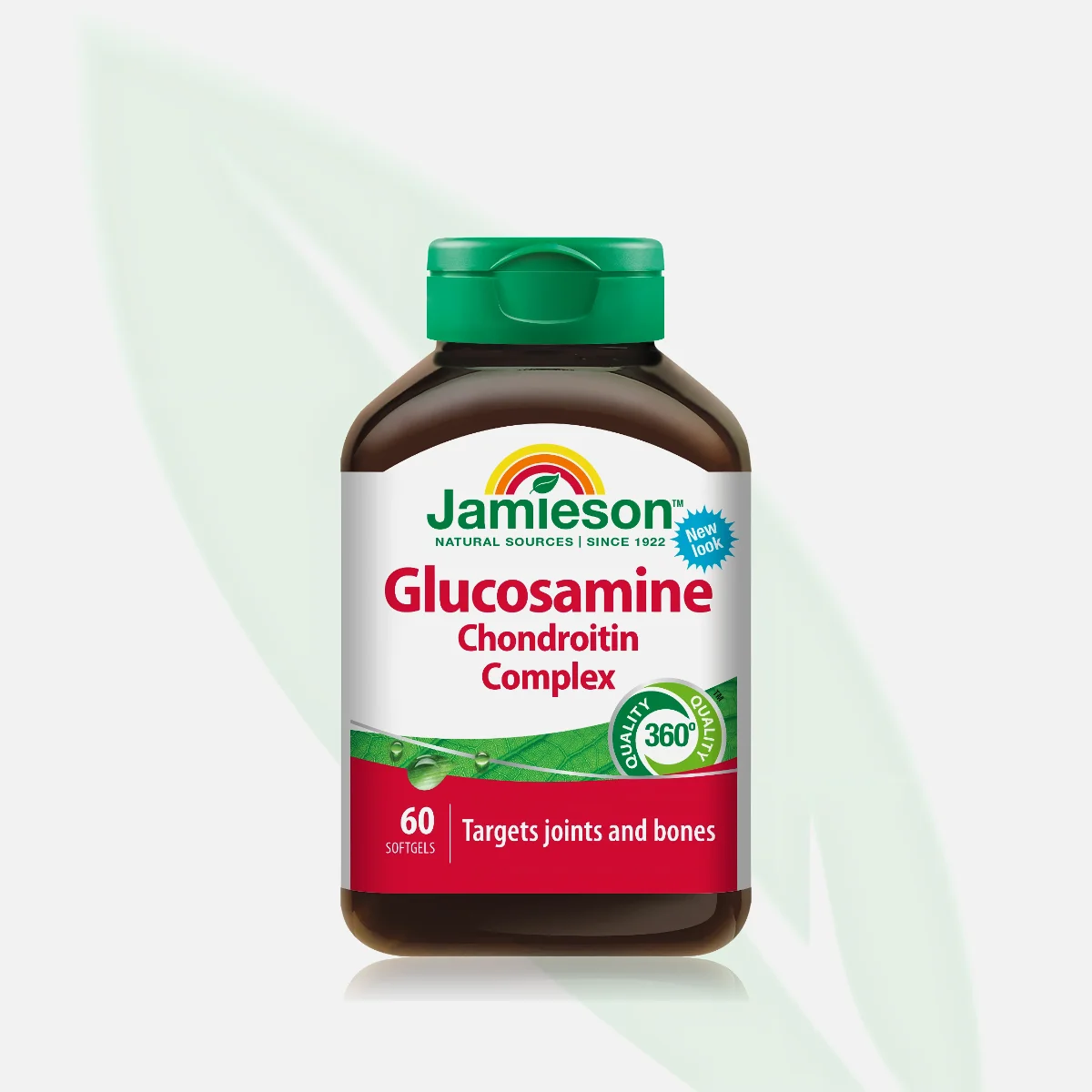 JAMIESON جلوكوزامين وكوندرويتين وMSM لصحة المفاصل 60 كبسولة