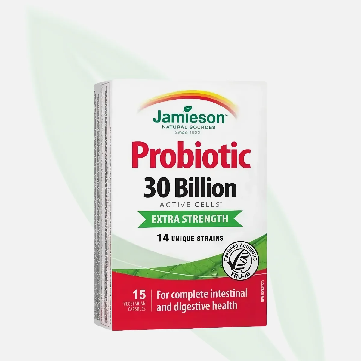 JAMIESON Probiotic 30 Billion CFU Extra Strength 14 Strains 15 Capsules JAMIESON Probiotic 30 Billion CFU Extra Strength 14 Strains 15 Capsules