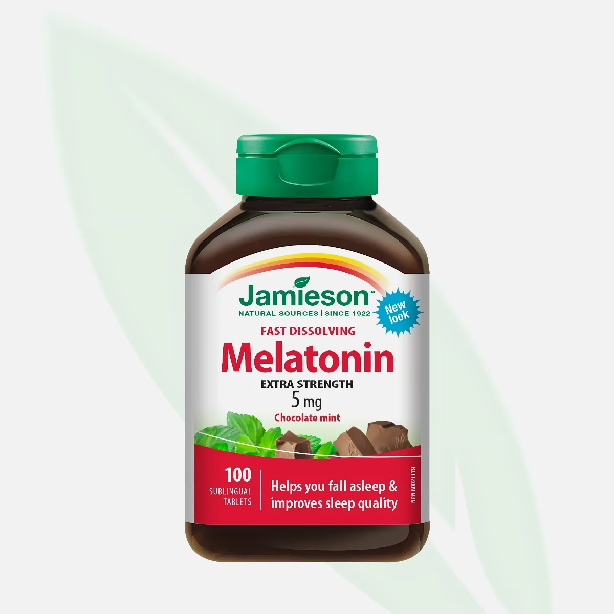 JAMIESON Melatonin 5mg Fast-Dissolving Sublingual Tablets 100 Tabs JAMIESON Melatonin 5mg Fast-Dissolving Sublingual Tablets 100 Tabs
