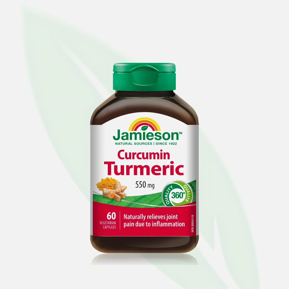 JAMIESON Curcumin Turmeric 550mg 60 Vegetarian Capsules JAMIESON Curcumin Turmeric 550mg 60 Vegetarian Capsules